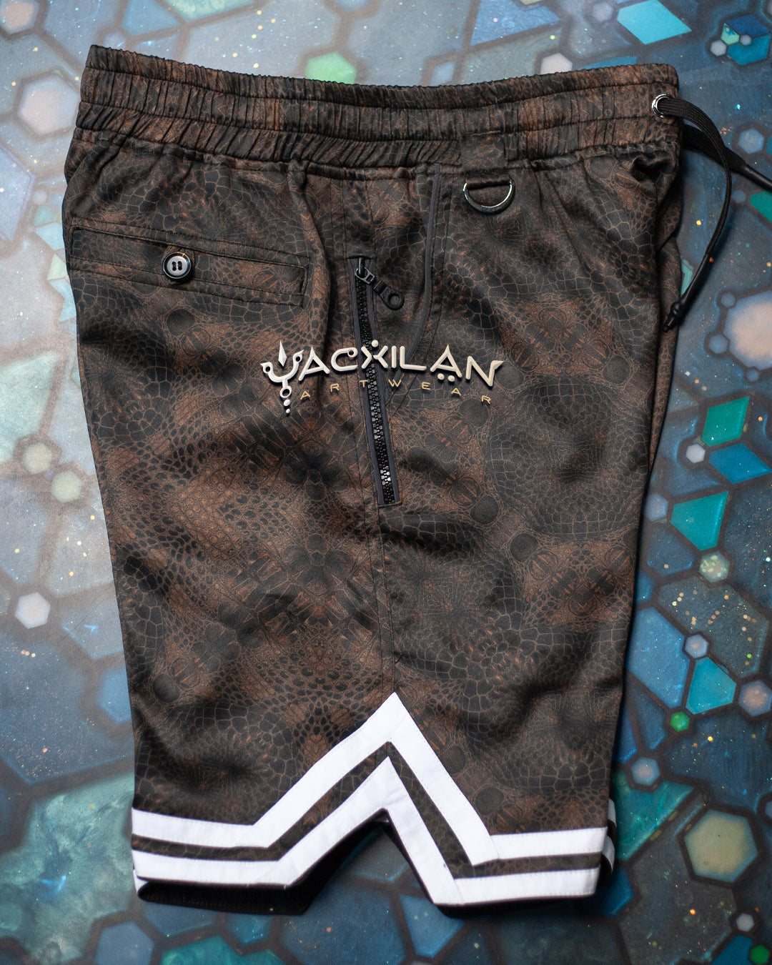 Boxing Short White Mountains / Satino - GATOR